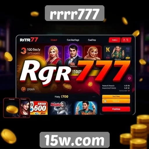 Interface do usuário do rrrr777 é intuitiva